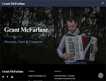 Tablet Screenshot of grantmcfarlane.com